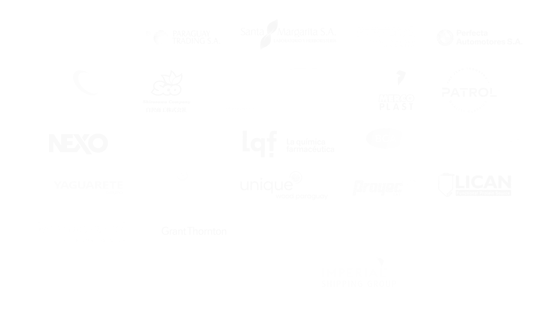 Logos de empresas que confiaron en el trabajo de Julie Meire